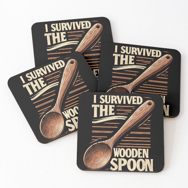 Item preview, I SURVIVED THE WOODEN SPOON designed and sold by WorldByFlowers.