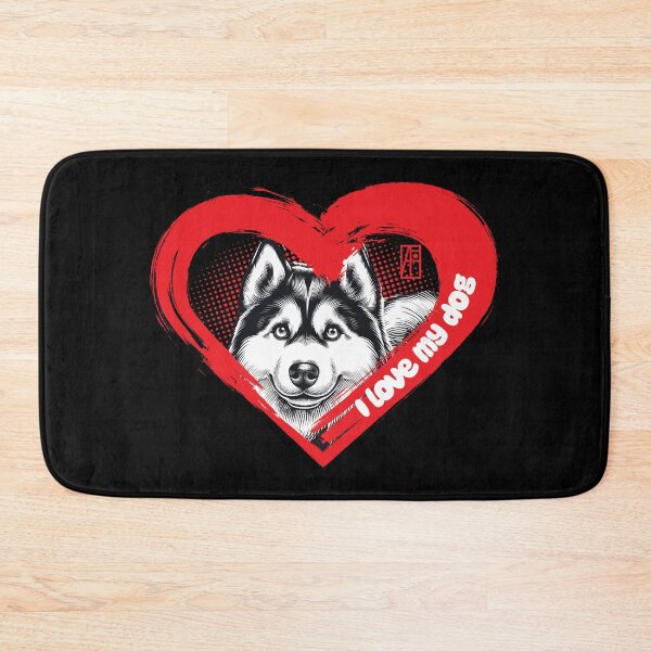 Item preview, I Love My Alaskan Malamute - Devoted dog - I Love my dog designed and sold by ArtProjectShop.