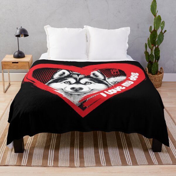 Item preview, I Love My Alaskan Malamute - Devoted dog - I Love my dog designed and sold by ArtProjectShop.