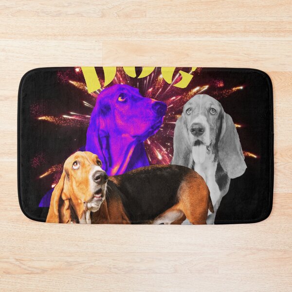 Item preview,  90 Bootleg Basset Hund Funny Retro Style designed and sold by CyberArtistOne.