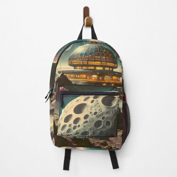 Item preview, Galactic Outpost on a Distant Moon designed and sold by LivingArtClips.