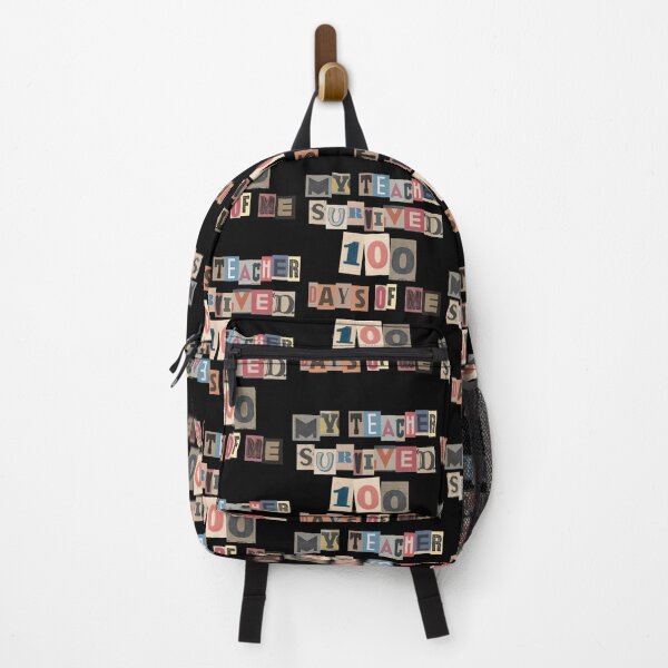 Item preview, My Teacher Survived 100 Days Of Me Funny School 100th Day - Typography designed and sold by luuuMerch.
