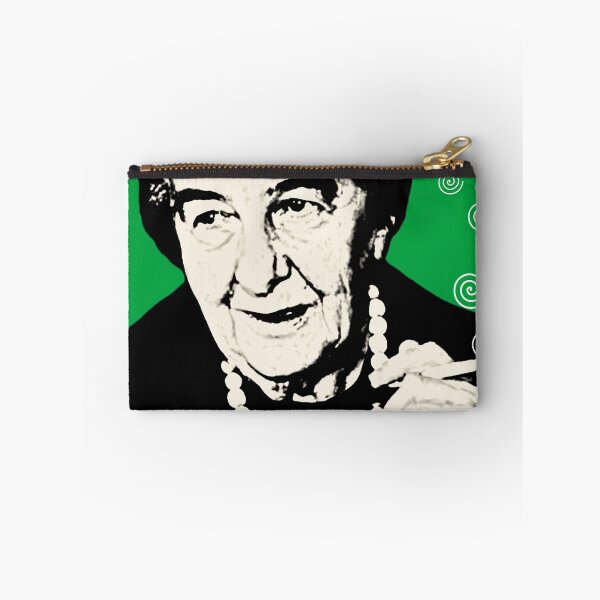 Artikelvorschau, Zitat von Golda Meir: „Autorität vergiftet jeden, der Autorität auf sich selbst nimmt“ Retro-Pop-Art entworfen und verkauft von InnaMGraphic.