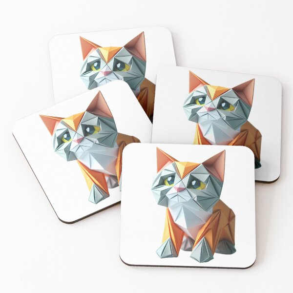 Item preview, Geometric cat designed and sold by Alibeyoglu.