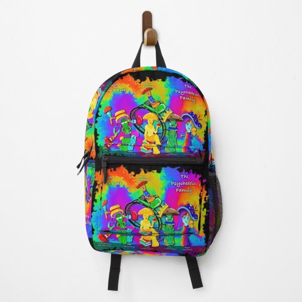 Item preview, The Psychedelic Family, Magic Mushrooms, Rainbow Abstract Art designed and sold by MayGreenAbgrall.