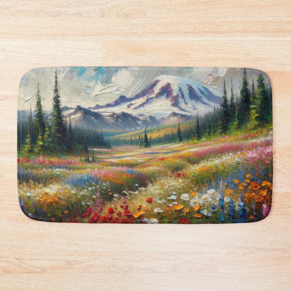 Item preview, Mt. Rainier Oil Painting designed and sold by digital-savant.