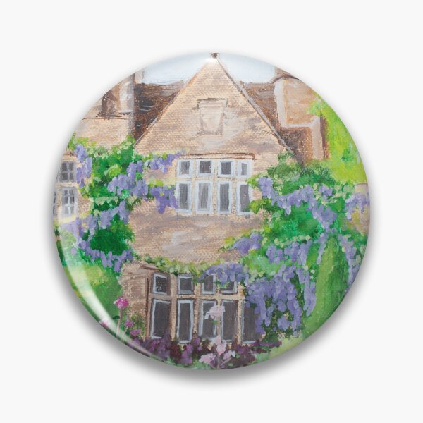 Item preview, English cottage oil painting designed and sold by Cornflowersart.