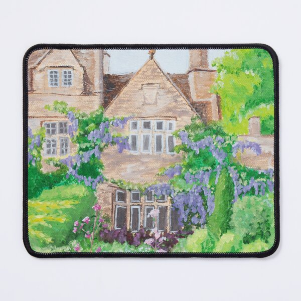 Item preview, English cottage oil painting designed and sold by Cornflowersart.