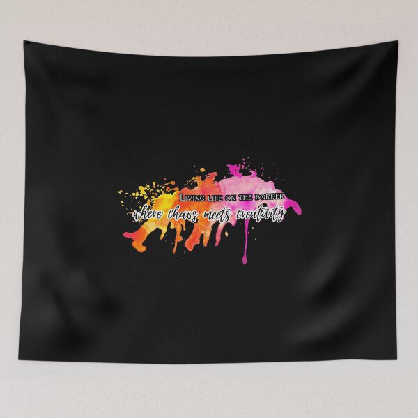 Item preview, Living on the border - where chaos meets creativity designed and sold by UnCoverDesign.