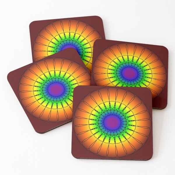 Item preview, Rounded Rainbow Spiral designed and sold by Killgroove.