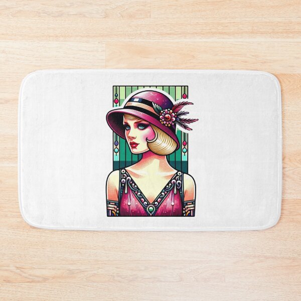 Item preview, Art Deco Flapper - Vintage Sticker Style designed and sold by mymagicstoreus.