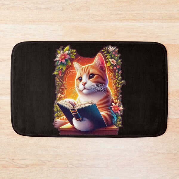 Item preview, Cat Reading book,nerdy designed and sold by GLORY-LIFE.