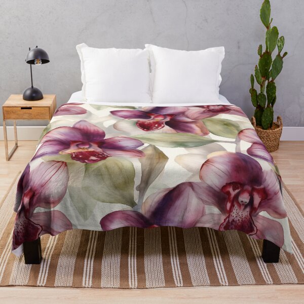 Item preview, orchid watercolor designed and sold by elegantpaterns.