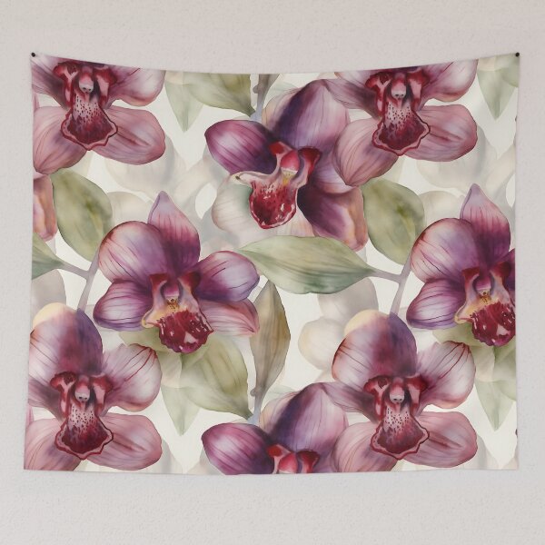 Item preview, orchid watercolor designed and sold by elegantpaterns.