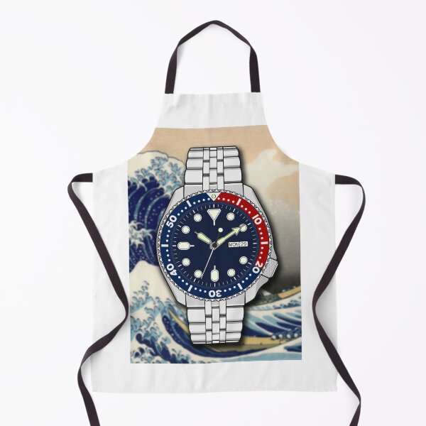 Aperçu de l'œuvre La Grande Vague au large de Kanagawa Divers Watch créée et vendue par CUTOCARS-SHOP.
