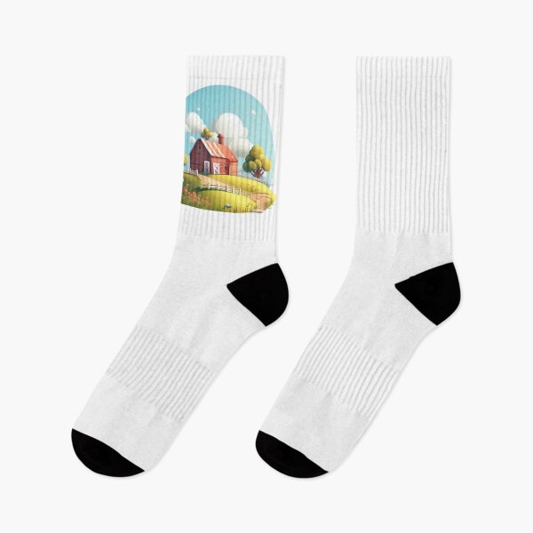 Item preview, Cartoon Style Ranch Farm, Logo, Sticker, Wall arts, Art Prints and More designed and sold by Kevin Lou.