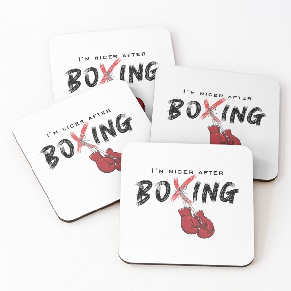 Item preview, I'm Nicer After Boxing Funny Boxing Sentence designed and sold by BelloniArtShop.