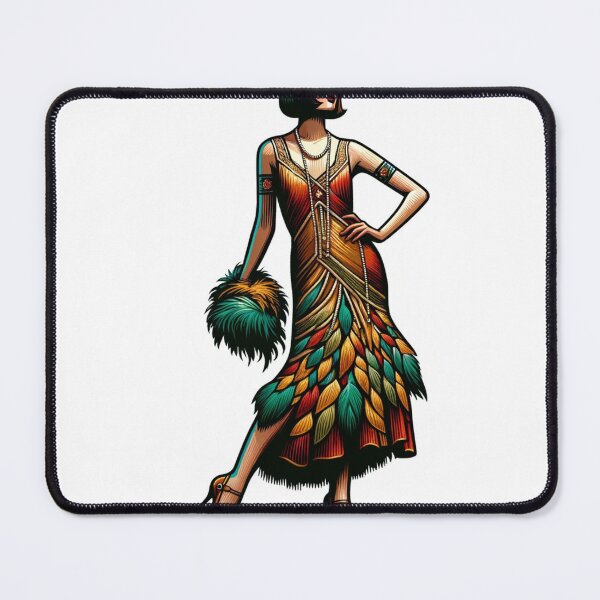 Item preview, Art Deco Flapper - Vintage Sticker Style Volume 2 designed and sold by mymagicstoreus.