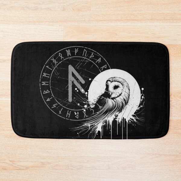 Item preview, Norse Rune Ansuz - The Owl - Communication and Wisdom designed and sold by HausKatz.
