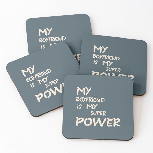Item preview, Mi novio es mi super poder cual es el tuyo designed and sold by BlueGoldArt.