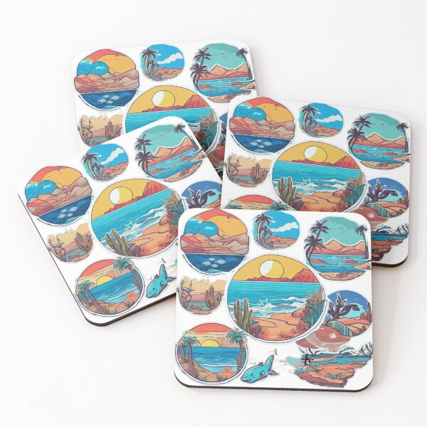 Item preview, Vibrant Oasis: Ocean and Desert Fusion designed and sold by Kitimouna.