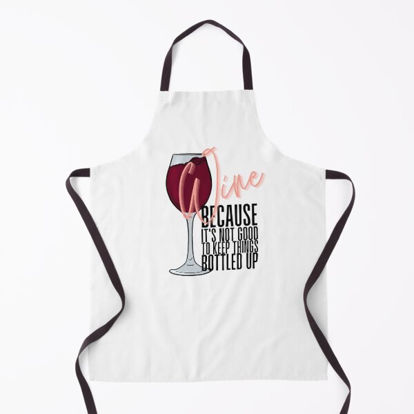 Item preview, Wine Because it's Not Good to Keep Things Bottled Up designed and sold by Lampblack and Bone.