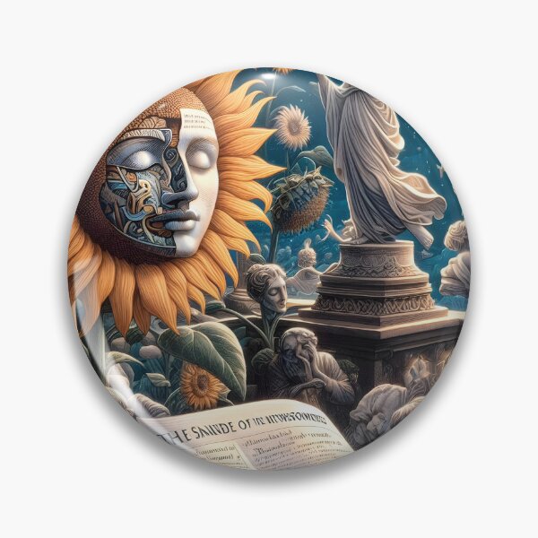 Item preview, Sunflower Neoclassical Surrealism designed and sold by AdemadMorf.