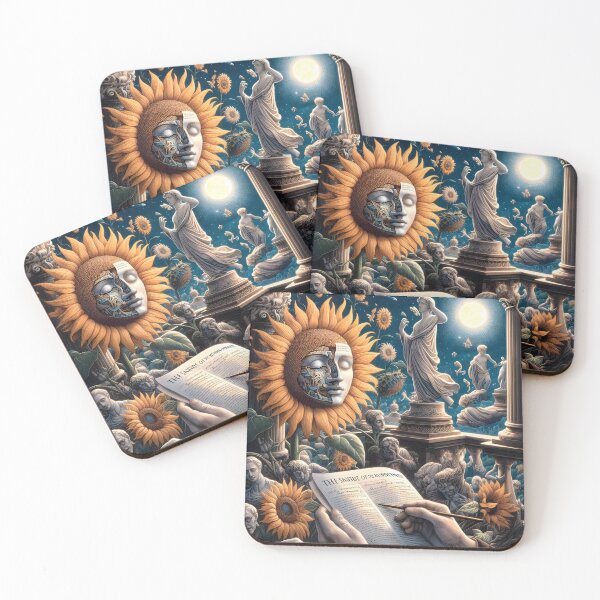 Item preview, Sunflower Neoclassical Surrealism designed and sold by AdemadMorf.