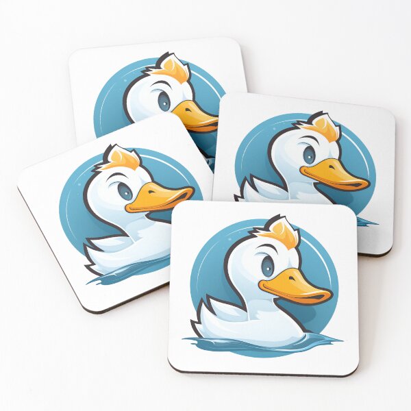 Item preview, Cartoon Style Duck, Logo, Sticker, Wall arts, Art Prints and More designed and sold by Kevin Lou.