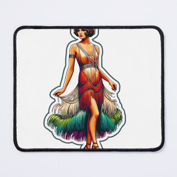 Item preview, Art Deco Flapper - Vintage Sticker Style Volume 3 designed and sold by mymagicstoreus.