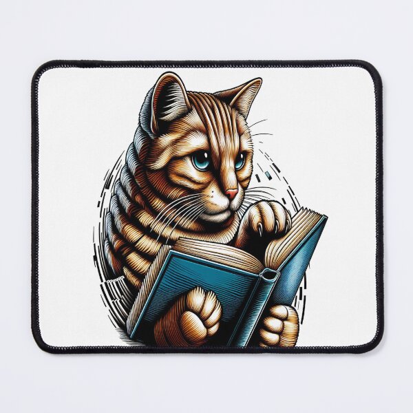 Item preview, Cat Reading book,nerdy designed and sold by GLORY-LIFE.
