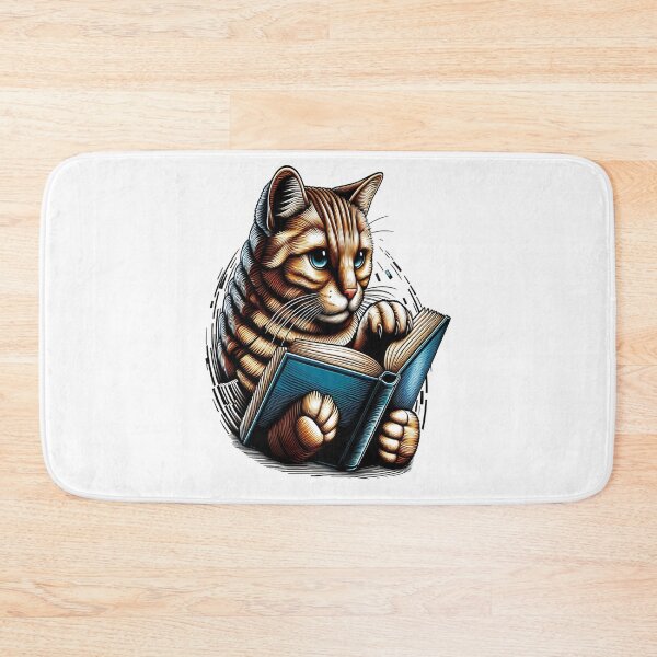 Item preview, Cat Reading book,nerdy designed and sold by GLORY-LIFE.