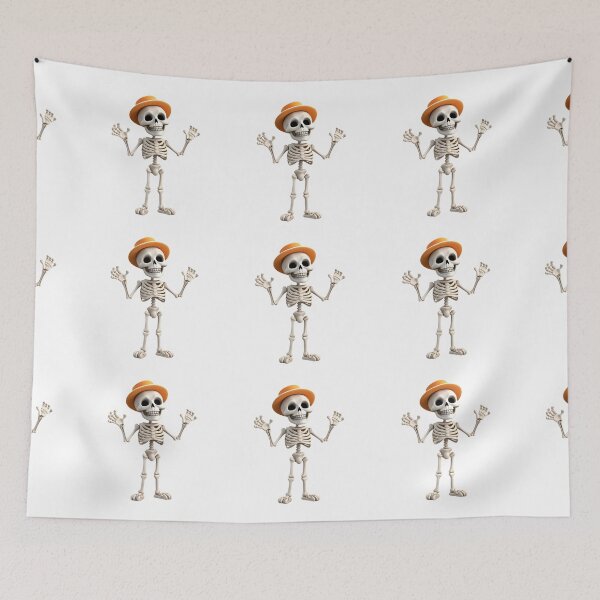 Item preview, 3D Cartoon Style Skeleton, Logo, Sticker, Wall arts, Art Prints and More designed and sold by Kevin Lou.