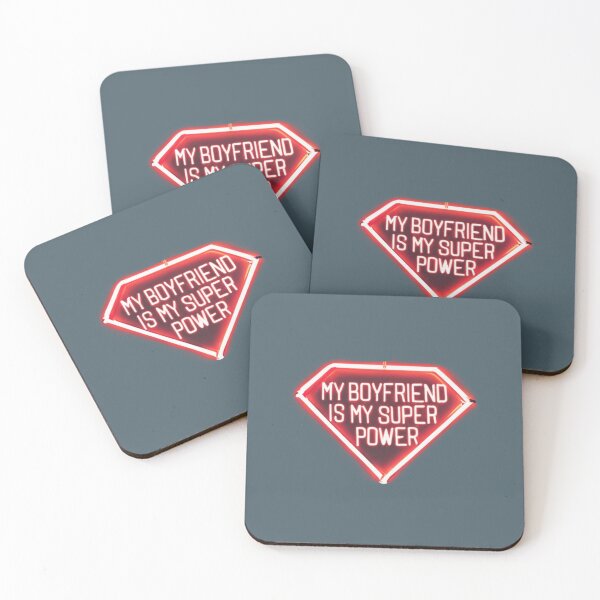 Item preview, Mi novio es mi superpoder. designed and sold by BlueGoldArt.