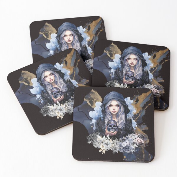 Item preview, Black lady with flowers designed and sold by Miluna1104.