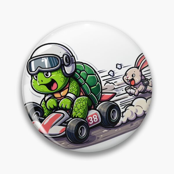 Item preview, Turbo Tortoise Triumph designed and sold by AI-Only Creations.
