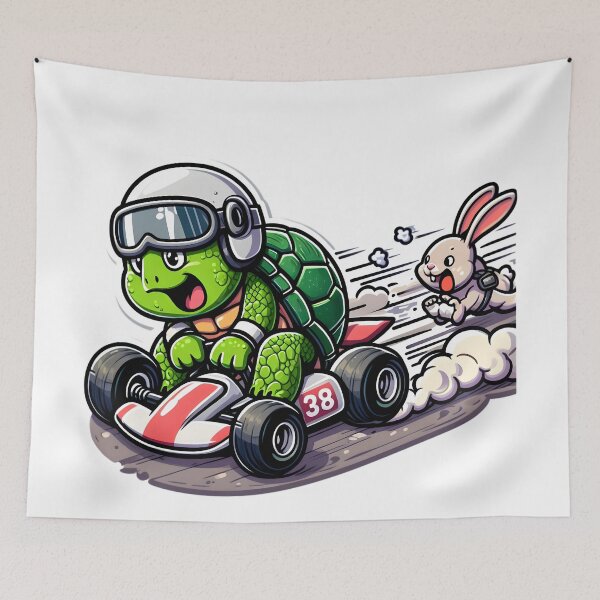 Item preview, Turbo Tortoise Triumph designed and sold by AI-Only Creations.