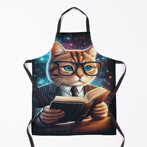 Item preview, Cat Reading book,nerdy designed and sold by GLORY-LIFE.