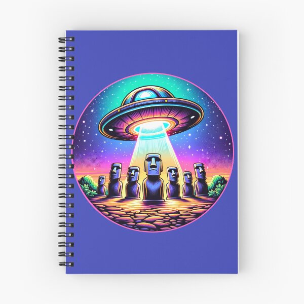 Item preview, UFO over Easter Island designed and sold by UFOFashionista.