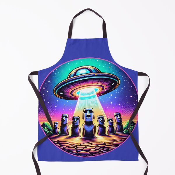 Item preview, UFO over Easter Island designed and sold by UFOFashionista.