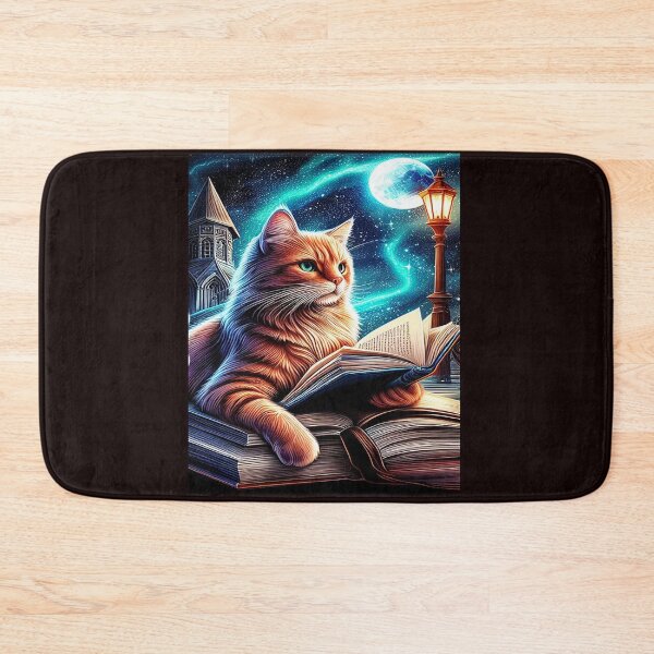 Item preview, Cat Reading book,nerdy designed and sold by GLORY-LIFE.