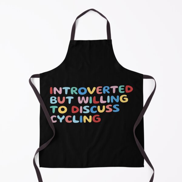 Item preview, Introverted but willing to cycling, funny sarcastic bike designed and sold by wittyprinttop.