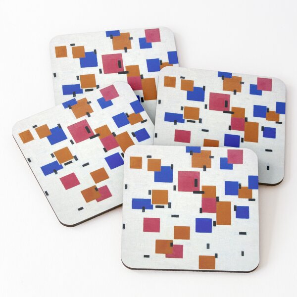 Item preview, Abstract geometric piece of art by Piet Mondrian - Painting designed and sold by SLGA-Designs.