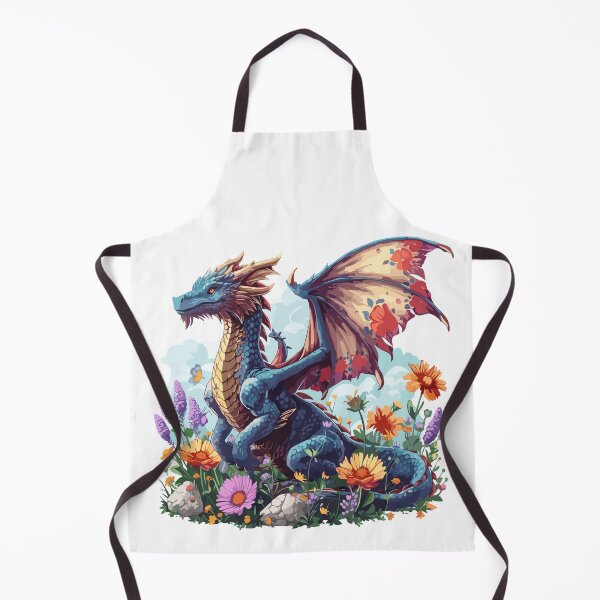 Item preview, Majestic Blue Dragon art designed and sold by DragonFantasia.