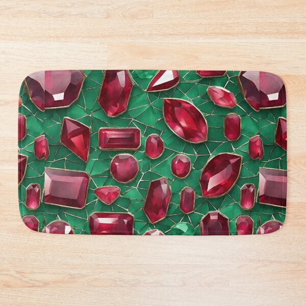 Item preview, Interesting colorful royal gems pattern designed and sold by MyCraftForYOU.
