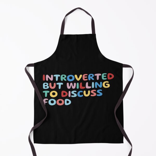 Item preview, Introverted but willing to food, funny sarcastic designed and sold by wittyprinttop.