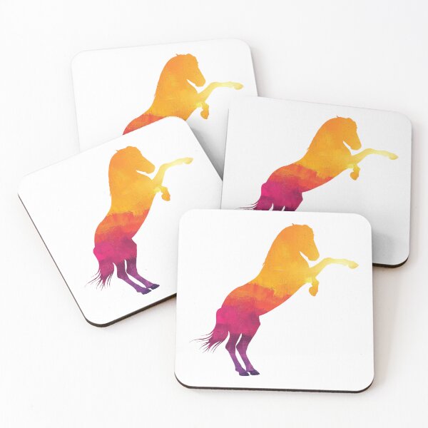 Item preview, Horse rearing in colors explosion, for every horse girl lover! designed and sold by PICbyFemke.