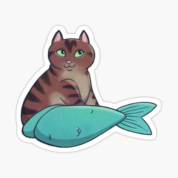 Cat Mermaid Fish Tail Swimsuit Brassiere Top Bra. Kitten Hugging
