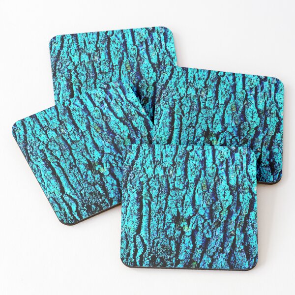 Item preview, BRILLIANT BLUE TREETRUNK TIGER STRIPES designed and sold by CHOCOLATESCORPI.