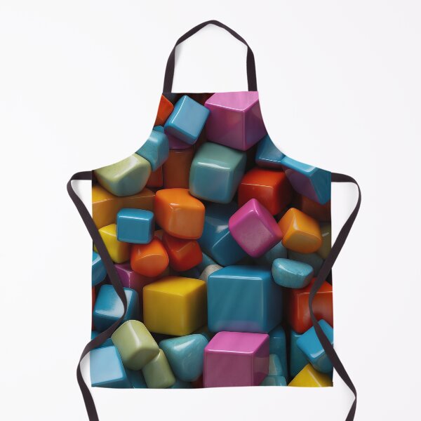 Item preview, A pile of colorful cubes designed and sold by johndesign88.